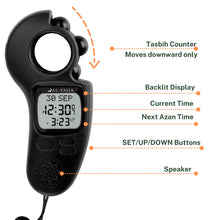Charger l'image dans la galerie, Un chapelet électronique avec alarme et montre, fonctionnant par vibration.