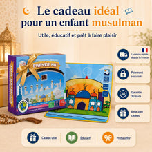 Charger l'image dans la galerie, Tapis de prière interactif pour enfant – Apprentissage guidé de la prière et des ablutions