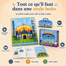 Charger l'image dans la galerie, Tapis de prière interactif pour enfant – Apprentissage guidé de la prière et des ablutions
