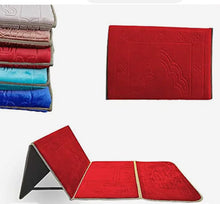 Charger l'image dans la galerie, Le tapis de prière avec dossier pliable