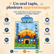 Charger l'image dans la galerie, Tapis de prière interactif pour enfant – Apprentissage guidé de la prière et des ablutions
