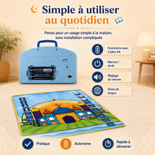 Charger l'image dans la galerie, Tapis de prière interactif pour enfant – Apprentissage guidé de la prière et des ablutions
