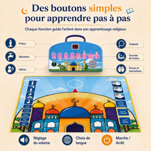 Charger l'image dans la galerie, Tapis de prière interactif pour enfant – Apprentissage guidé de la prière et des ablutions
