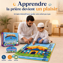 Charger l'image dans la galerie, Tapis de prière interactif pour enfant – Apprentissage guidé de la prière et des ablutions
